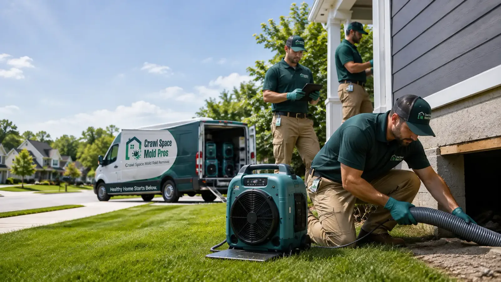 Crawl Space Mold Removal in Shullsburg, WI